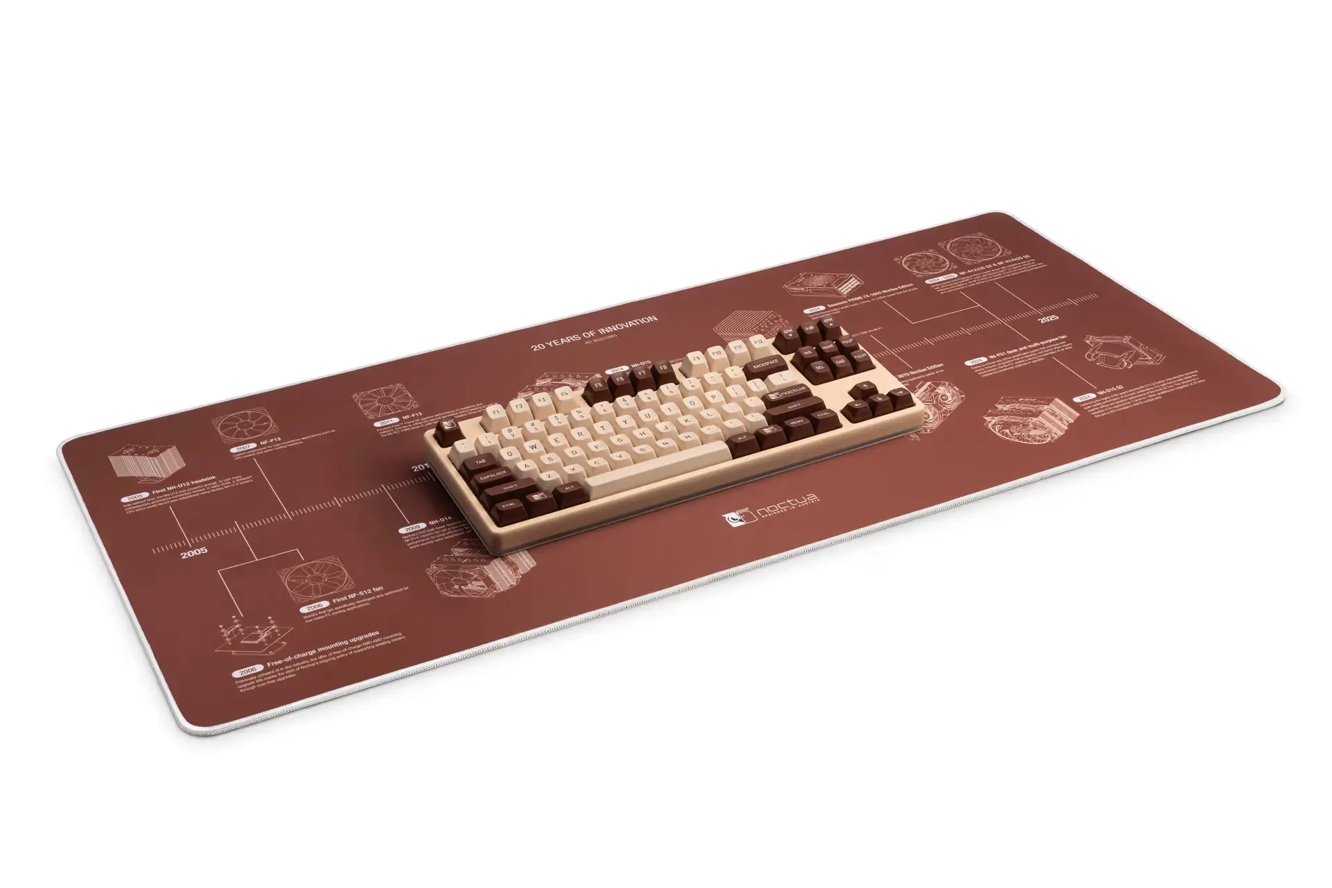 Подложка за мишка Noctua NP-DM3 Anniversary Deskmat - 900 x 400 x 4 mm 8