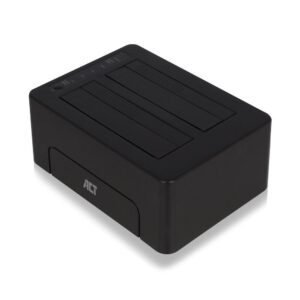 ACT Докинг стейшън AC1504, USB 3.1 Gen1 за 3.5"/2.5" HDD/SSD черен 1