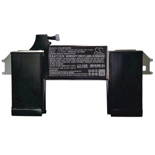 Батерия за лаптоп Apple MacBook Air 13 MRE82CH/A, MacBook Air Core I5 1.6 13-inch TRUE TONE Retina 2019 A1965 LiPo 11,4V 4800mAh CAMERON SINO 1