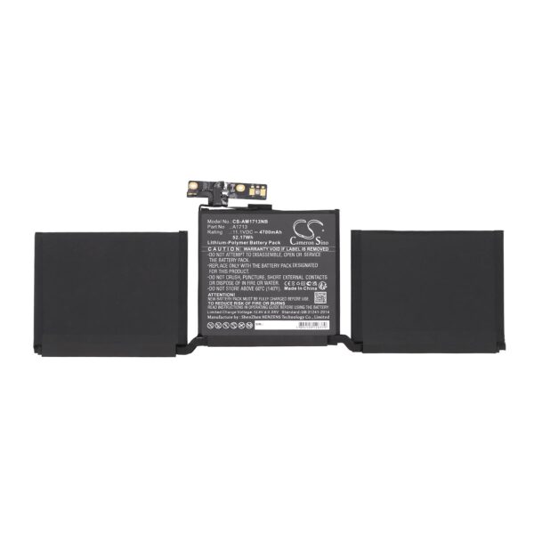 Батерия за лаптоп Apple MacBook Pro 13 A1708 A1713 LiPo 11.1V 4700mAh CAMERON SINO 1