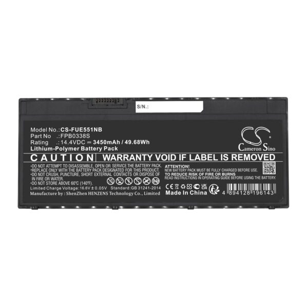 Батерия за лаптоп FUJITSU LifeBook E448, E5511, T939, U7410, U747, U757, FMVNBP248, FPCBP531 LiPo 14.4V 3450 mAh CAMERON SINO 1