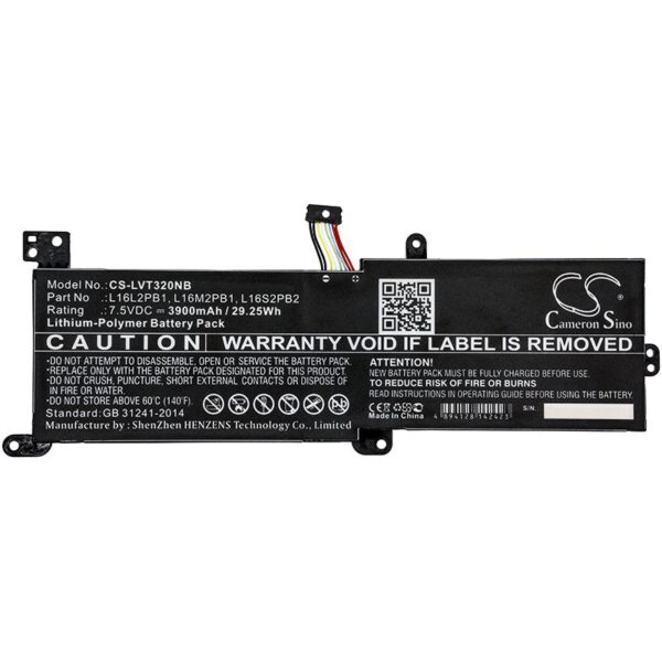 Батерия за лаптоп  LENOVO 130-14AST, IdeaPad 320-15AST, Ideapad 320-17IKB L16C2PB1 LiPo 7.5V  3900mAh CAMERON SINO 1