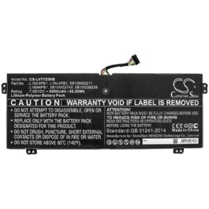 Батерия за лаптоп LENOVO YG 720-13IKB 80X6006PAU, Yoga 720-13IKB 80X6001QGE, Yoga 730-13IKB, L16C4PB1 LiPo 7.68V 6000mAh CAMERON SINO 1