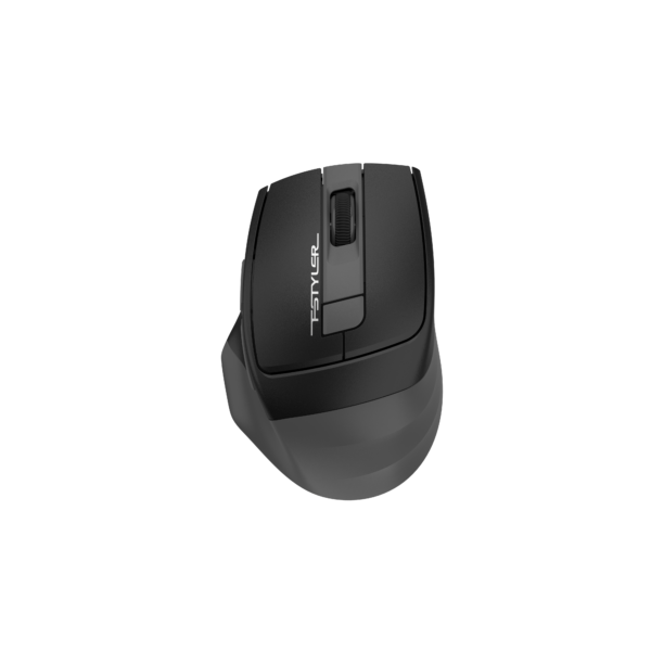 Безжична безшумна мишка A4tech FG35CS Plus White Fstyler, 2.4Ghz ,сива, USB-C 1