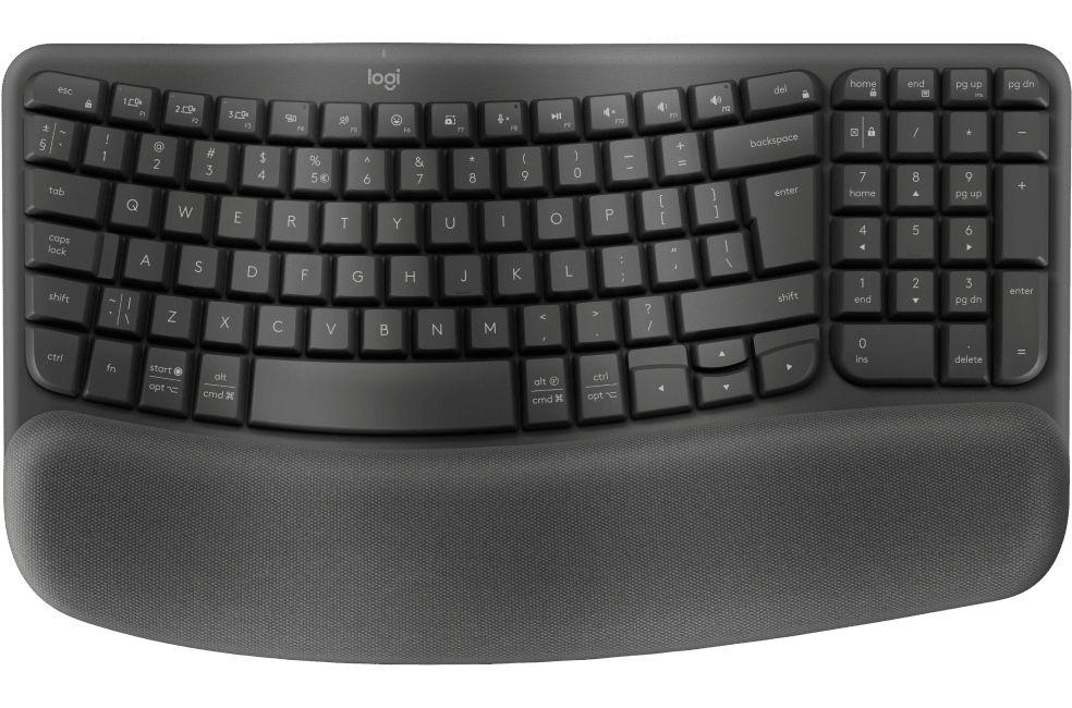 Безжична клавиатура Logitech Wave Keys - Graphite 1