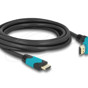 Delock Кабел HDMI, 90°, 48 Gbps 8K 60 Hz, 3 м 1