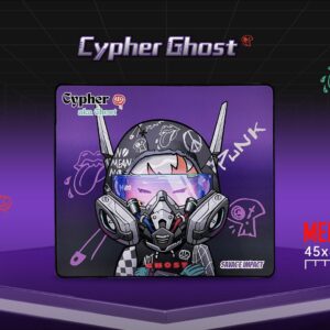 Геймърски пад A4 Bloody BP-45W Cypher Ghost - 450 x 400 x 5mm 1