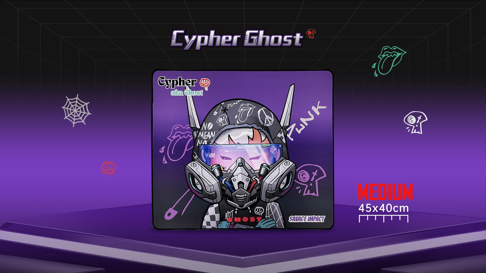 Геймърски пад A4 Bloody BP-45W Cypher Ghost - 450 x 400 x 5mm 1