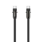 Hama Кабел за зареждане, USB-C, 2 в 1 с връзка за телефон, 1.2 m, черен 1
