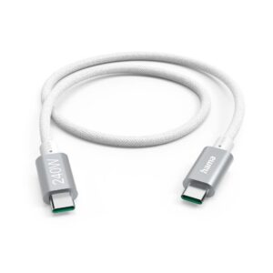 HAMA Кабел за зареждане, USB-C - USB-C, 240 W, USB 3.2 Gen1, 5Gbit/s 1