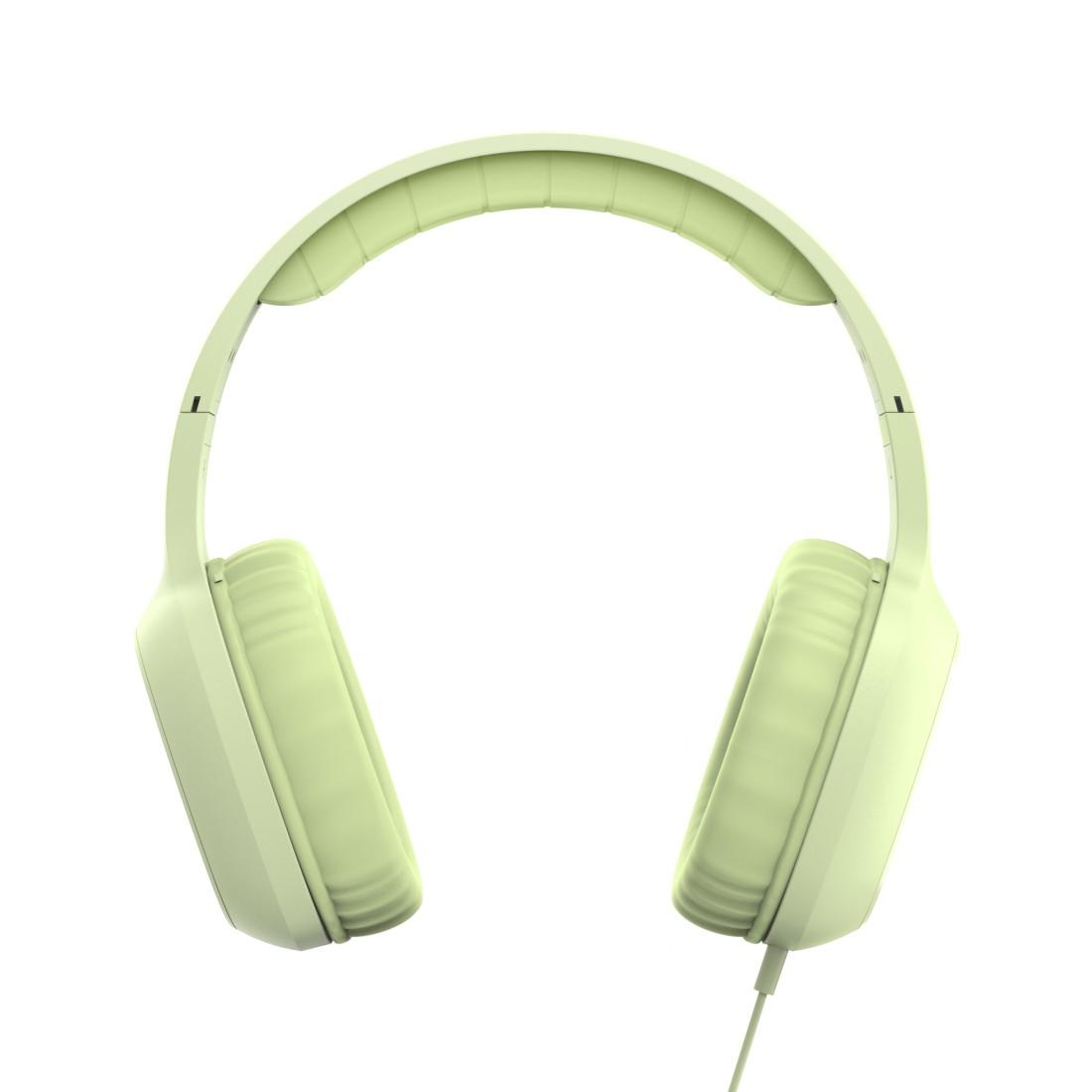 HAMA Слушалки с микрофон "Fun C", USB-C, водач за кабел от едната страна, зелени 8
