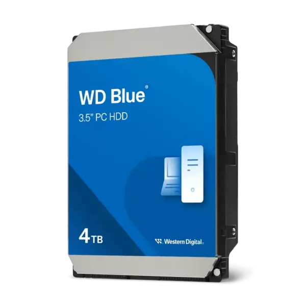 Хард диск WD Blue 4TB, 5400rpm 256MB, SATA3 - WD40EZZX 1