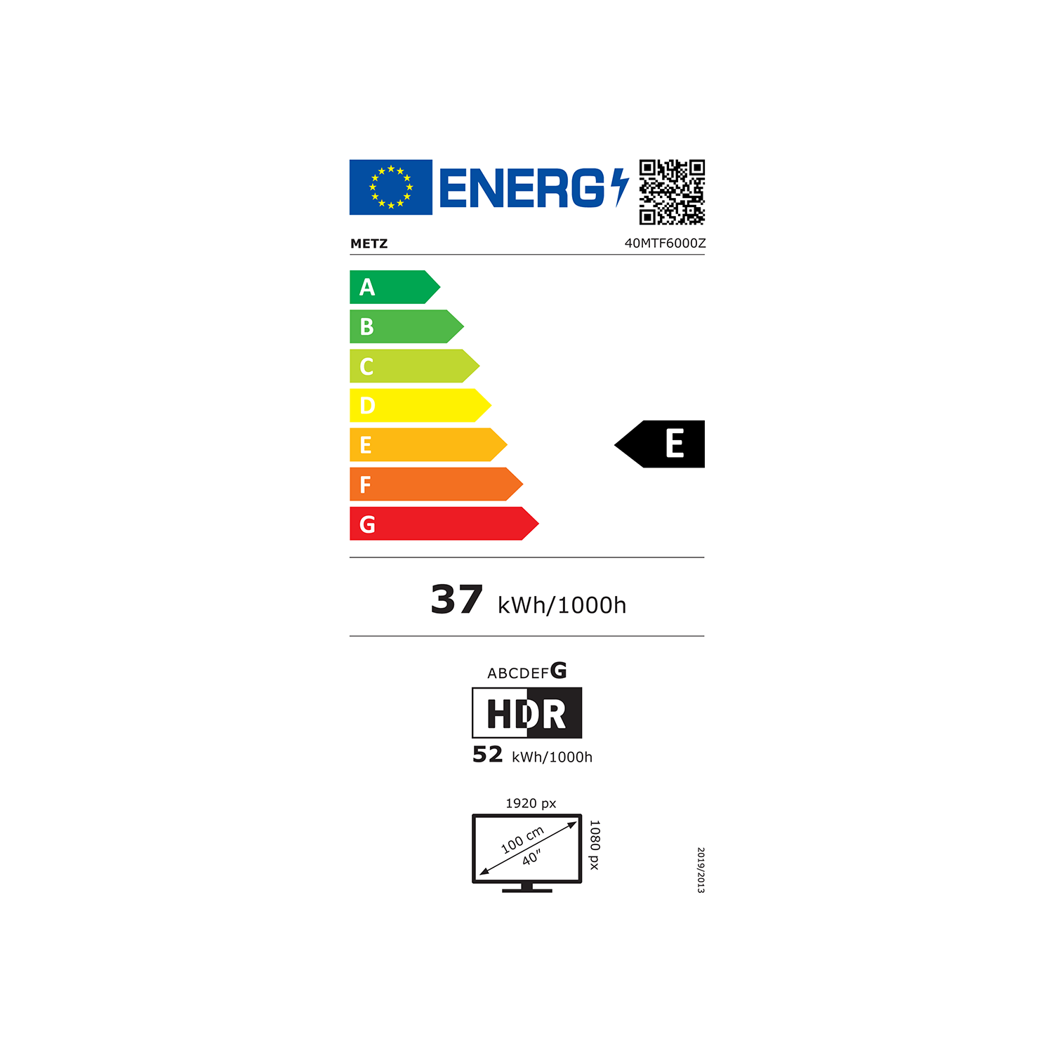 METZ Телевизор 40MTF6000Z 40" FullHD, LED TV, черен 13