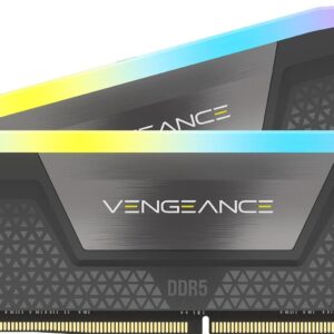 Памет Corsair Vengeance Gray RGB DDR5 64GB (2x32GB), 5600MHz, AMD EXPO & Intel XMP 1