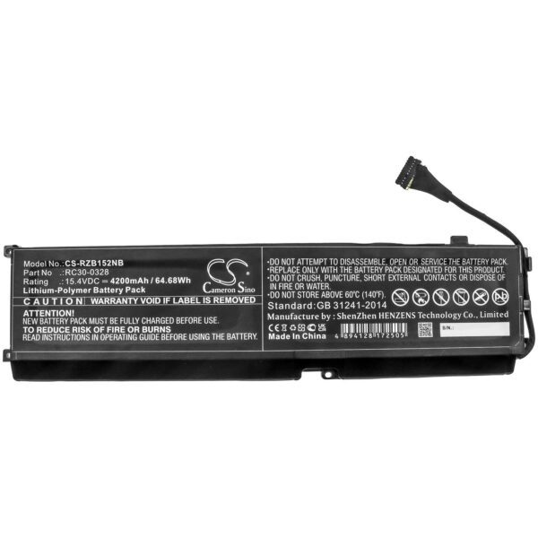 Батерия за лаптоп Razer Blade 15 2020, Blade 15 2021, RZ09-0328 RC30-0328 LIPo 15.4V 4200 mAh CAMERON SINO 1