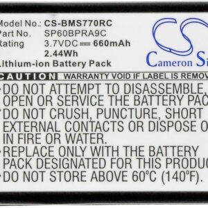 Батерия за телефон Panasonic KX-TCA285, KX-TCA385, KX-UDT121  LiIon 3,7V 660 mAh  Cameron Sino 1