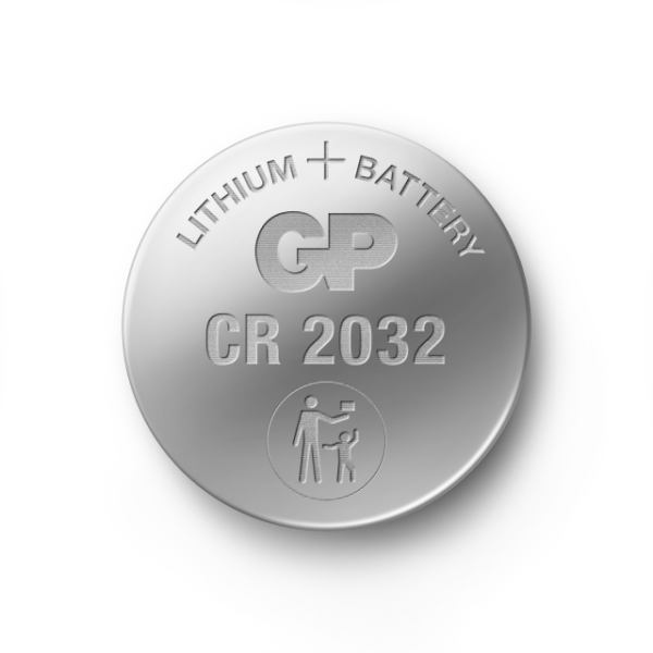 Бутонна батерия литиева GP CR2032 3V, BULK. (25 бр. в тарелка) 1