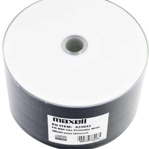 CD-R80 MAXELL 25 pk PRINTABLE 52 speed cake box 1