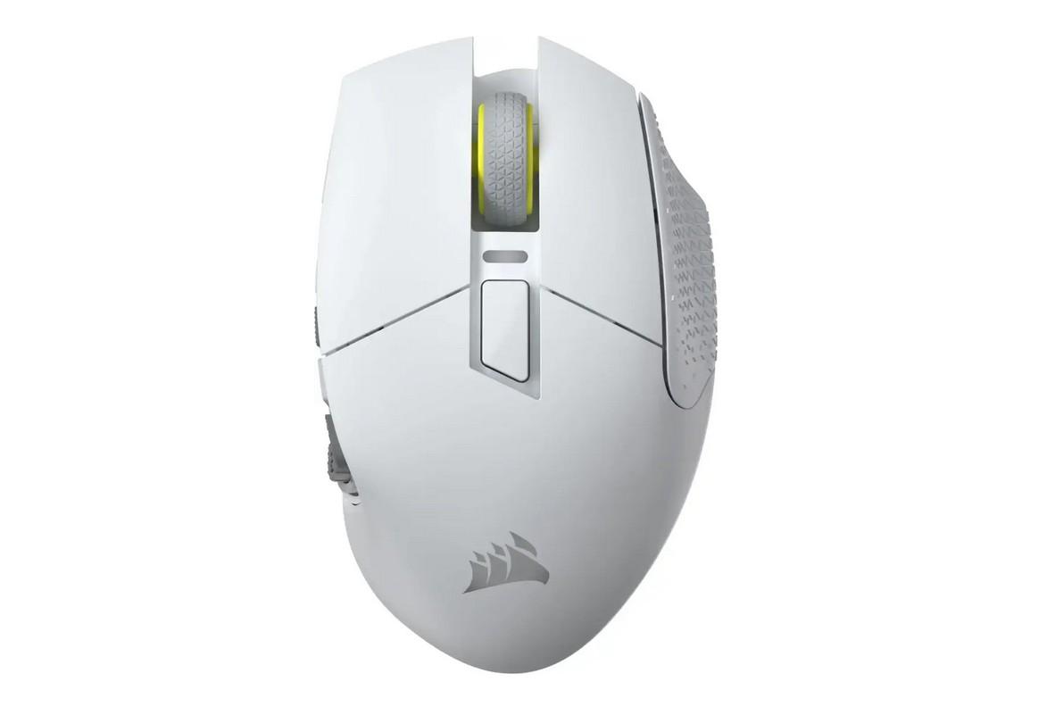 Геймърскa оптична мишка CORSAIR SCIMITAR ELITE WIRELESS SE White, 33000 DPI 10