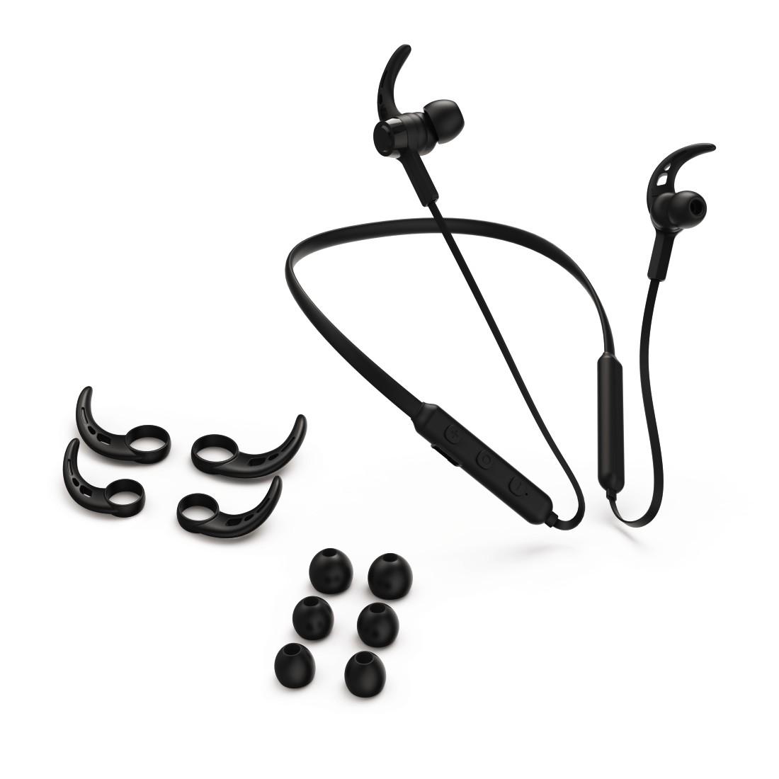 HAMA Блутут слушалки, спортни, "Freedom Neck III", микрофон, черни 10