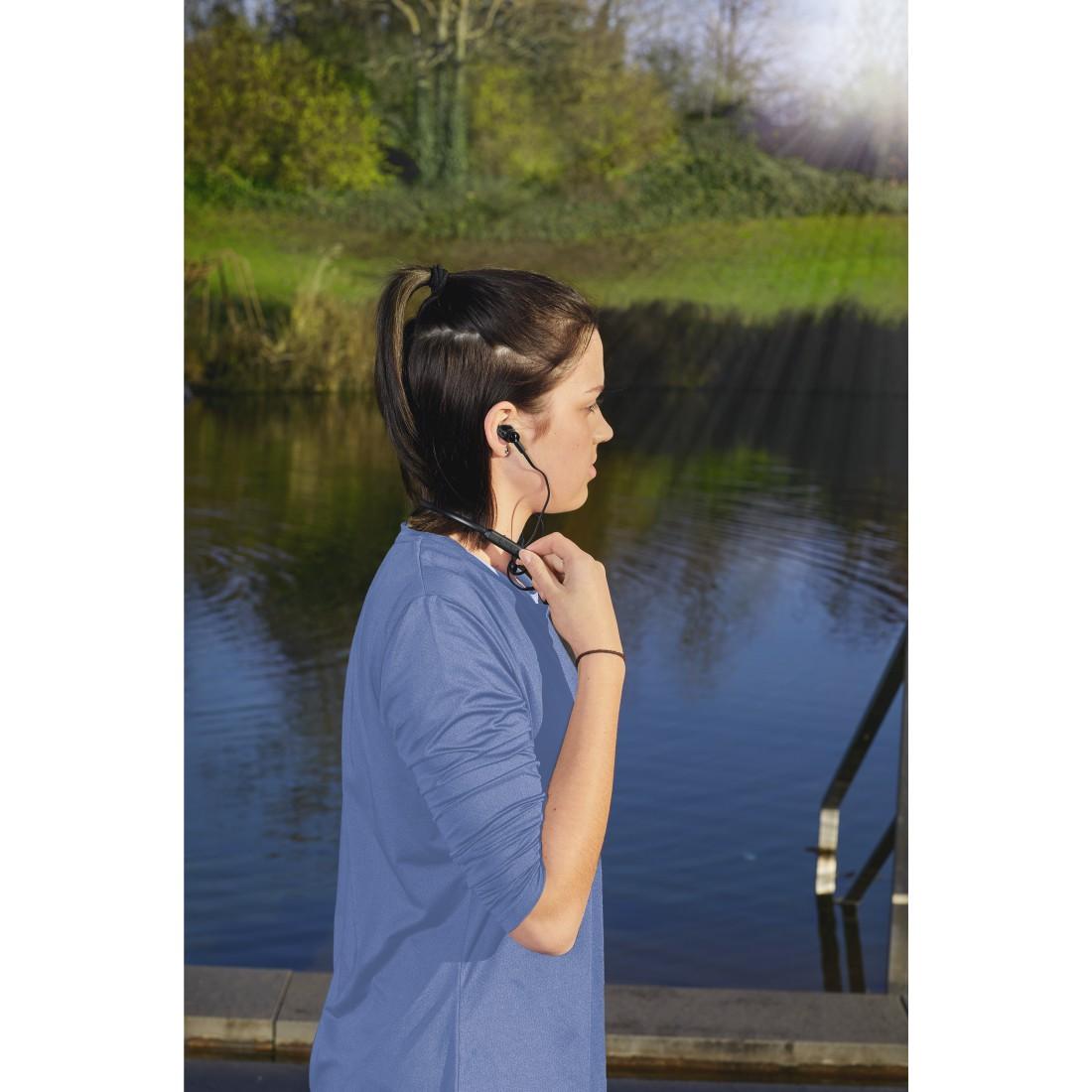 HAMA Блутут слушалки, спортни, "Freedom Neck III", микрофон, черни 3