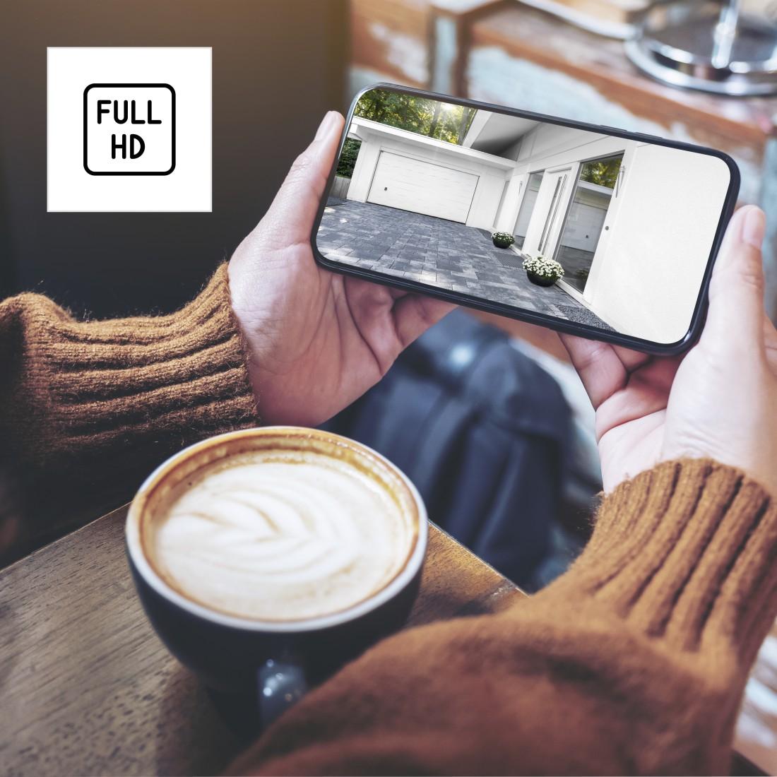 HAMA Wi-Fi камера 1080p, за външна употреба, нощно виждане, запис 14