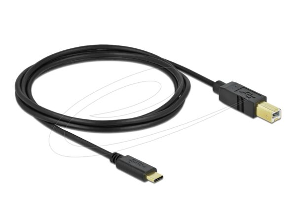 Кабел Delock USB-A 3.0 мъжко - USB-B мъжко, 5 м, 5 Gbps, Premium, Черен 1