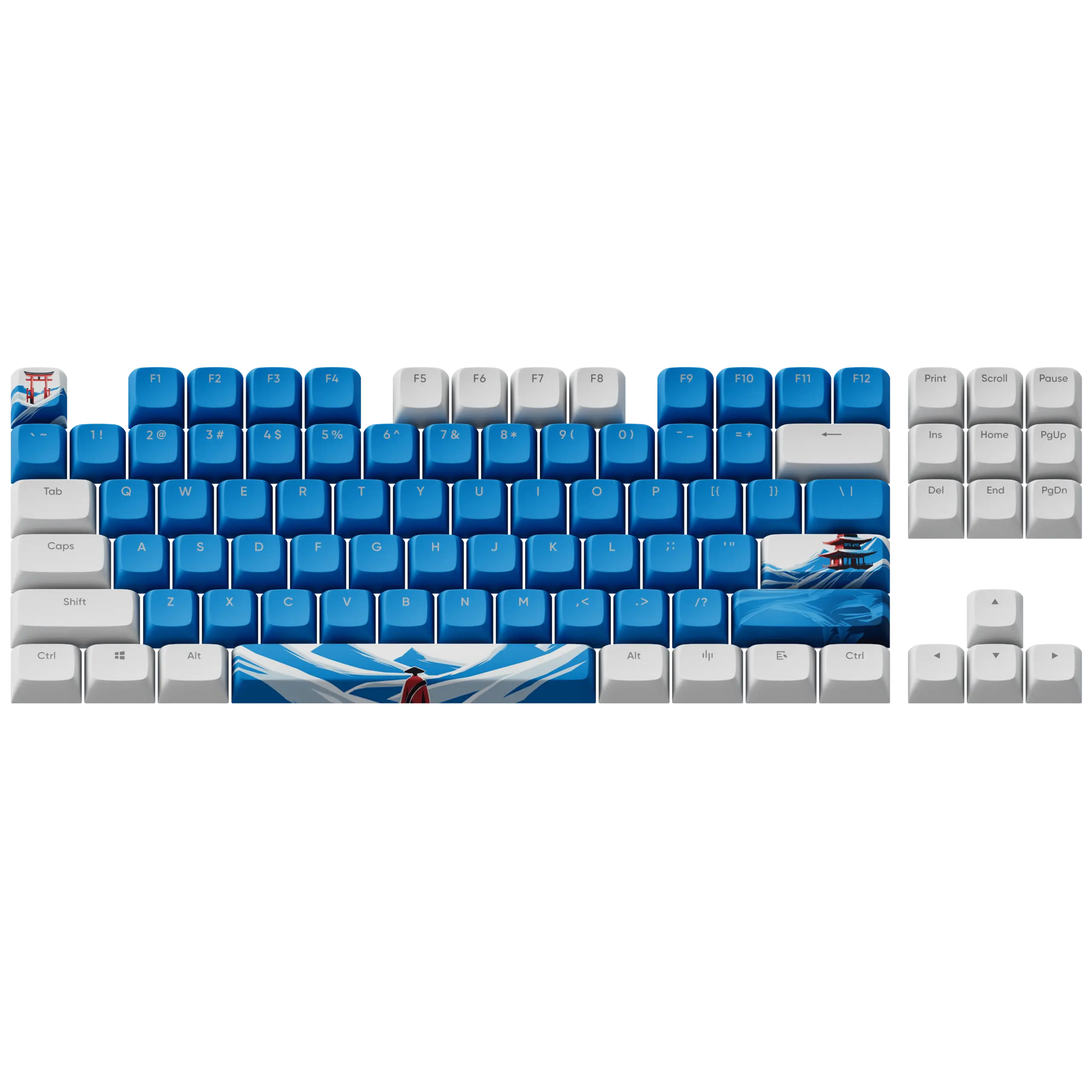 Капачки за механична клавиатура Dark Project - GeekBoy за ANSI & ISO Layout, PBT 1