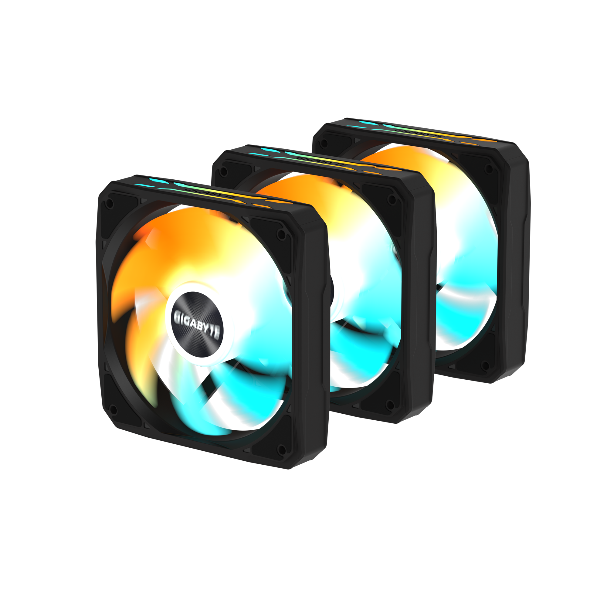 Комплект вентилатори 3-Pack GIGABYTE AORUS EZ CHAIN FAN 120, 120x120x25mm ARGB 1