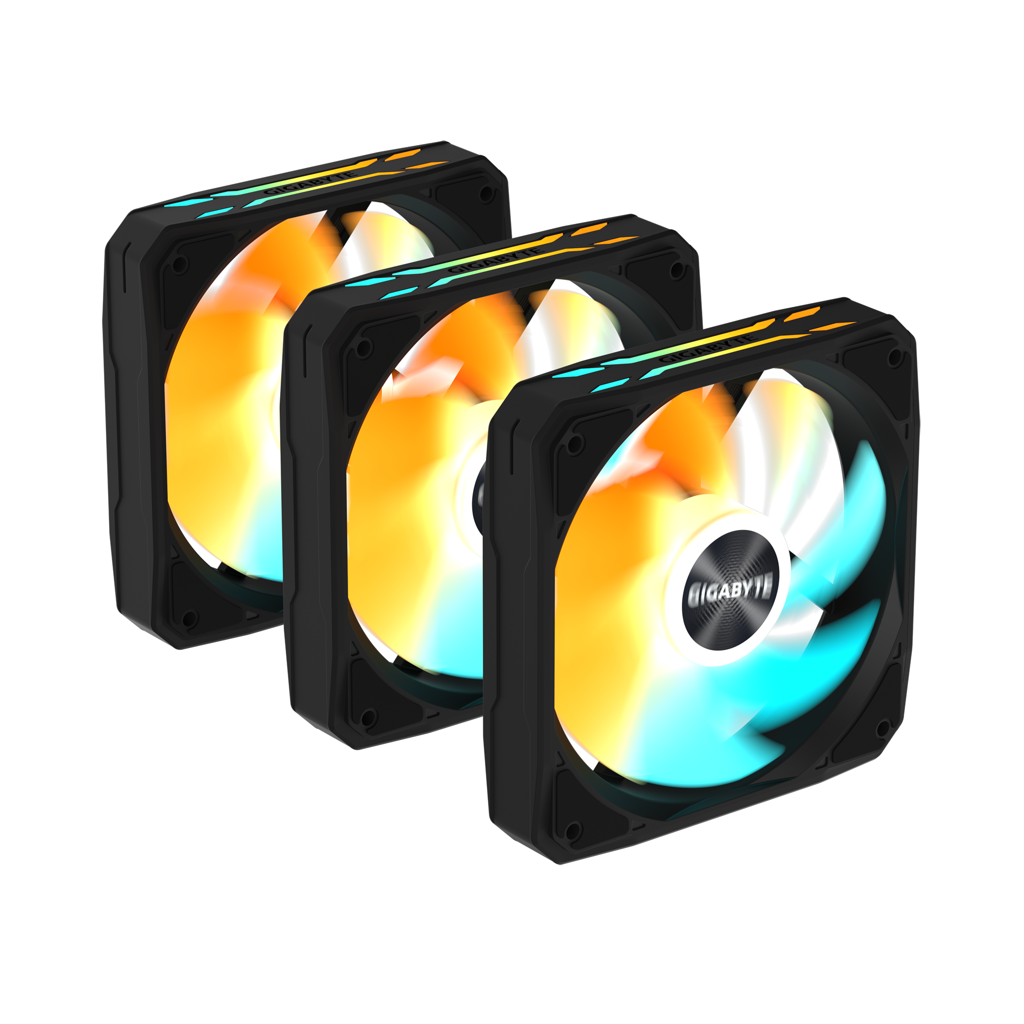 Комплект вентилатори 3-Pack GIGABYTE AORUS EZ CHAIN FAN 120, 120x120x25mm ARGB 2