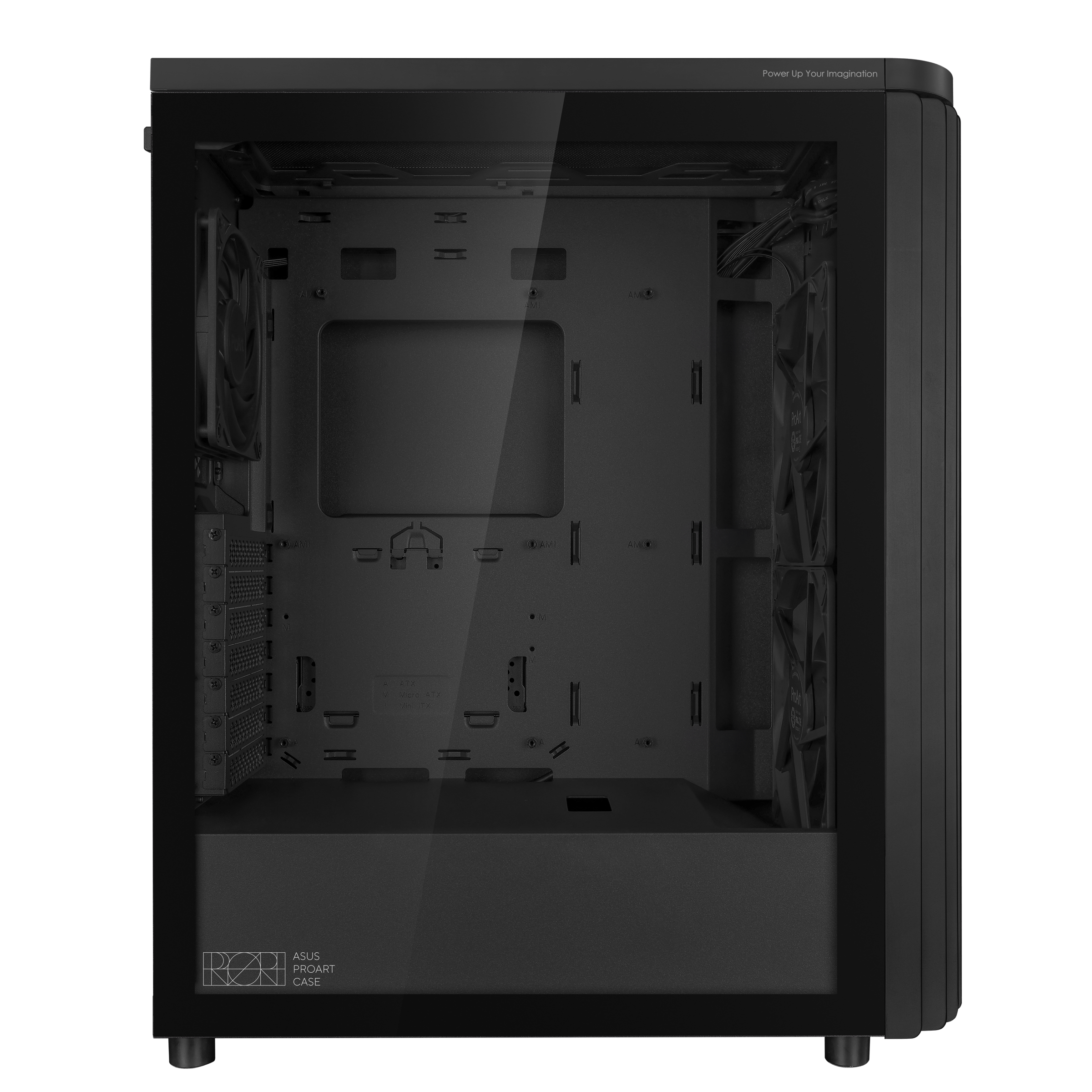 Кутия ASUS ProArt PA401 Black - Tempered Glass Panel 8