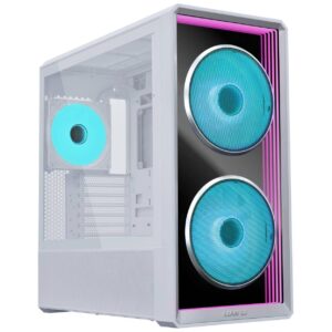 Кутия Lian Li LANCOOL 217 INF RGB Mid-Tower, Tempered Glass - Бял 1