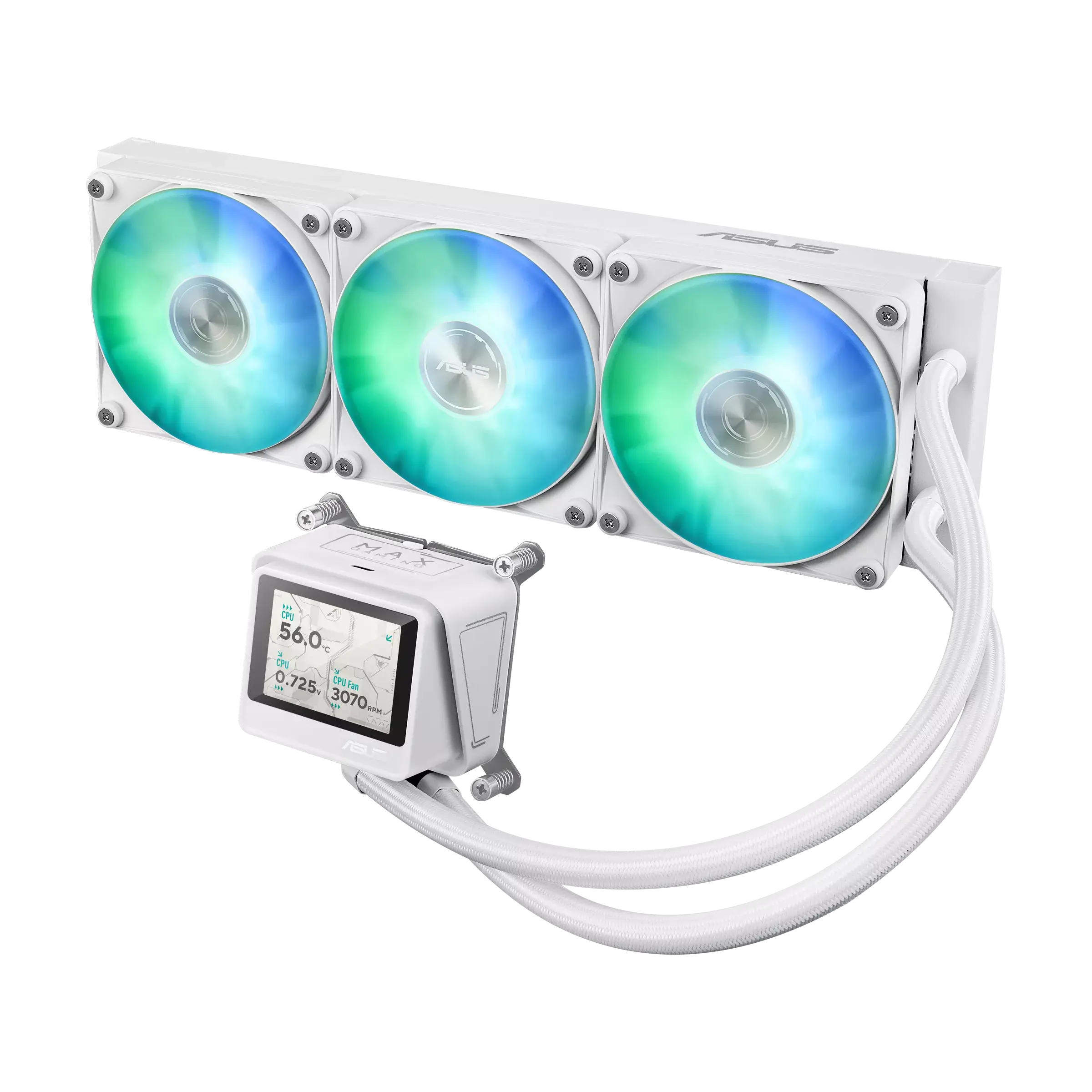 Охладител за процесор ASUS MAX Gaming LC 360 ARGB LCD White Edition 3