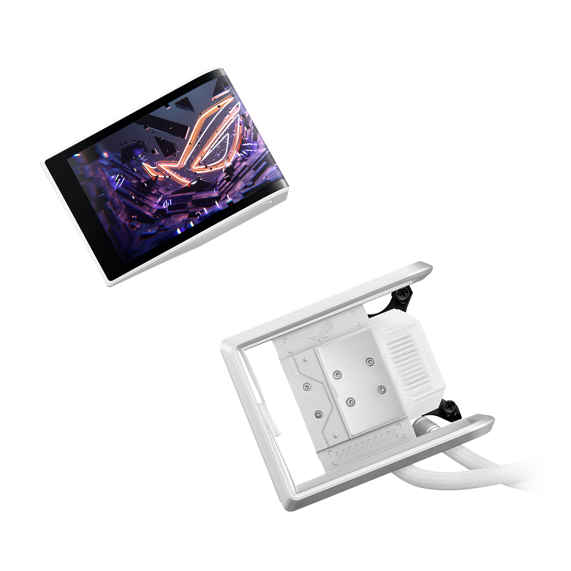 Охладител за процесор ASUS ROG Ryuo IV 360 ARGB White Edition 6.67" Curved AMOLED Display 11