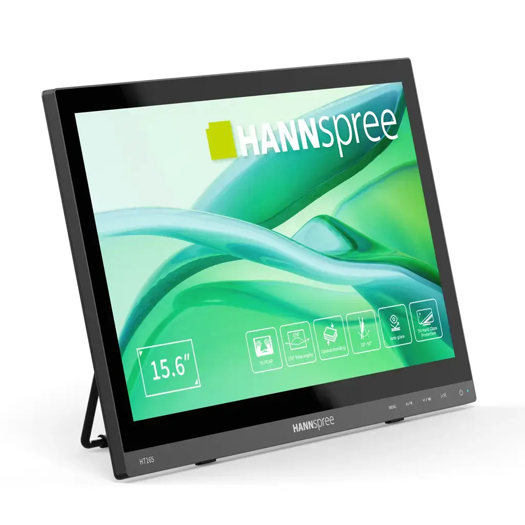 Портативен тъч Монитор Hanspree HT165HPB - 15.6" IPS FHD(1920x1080), HDMI, VGA 4