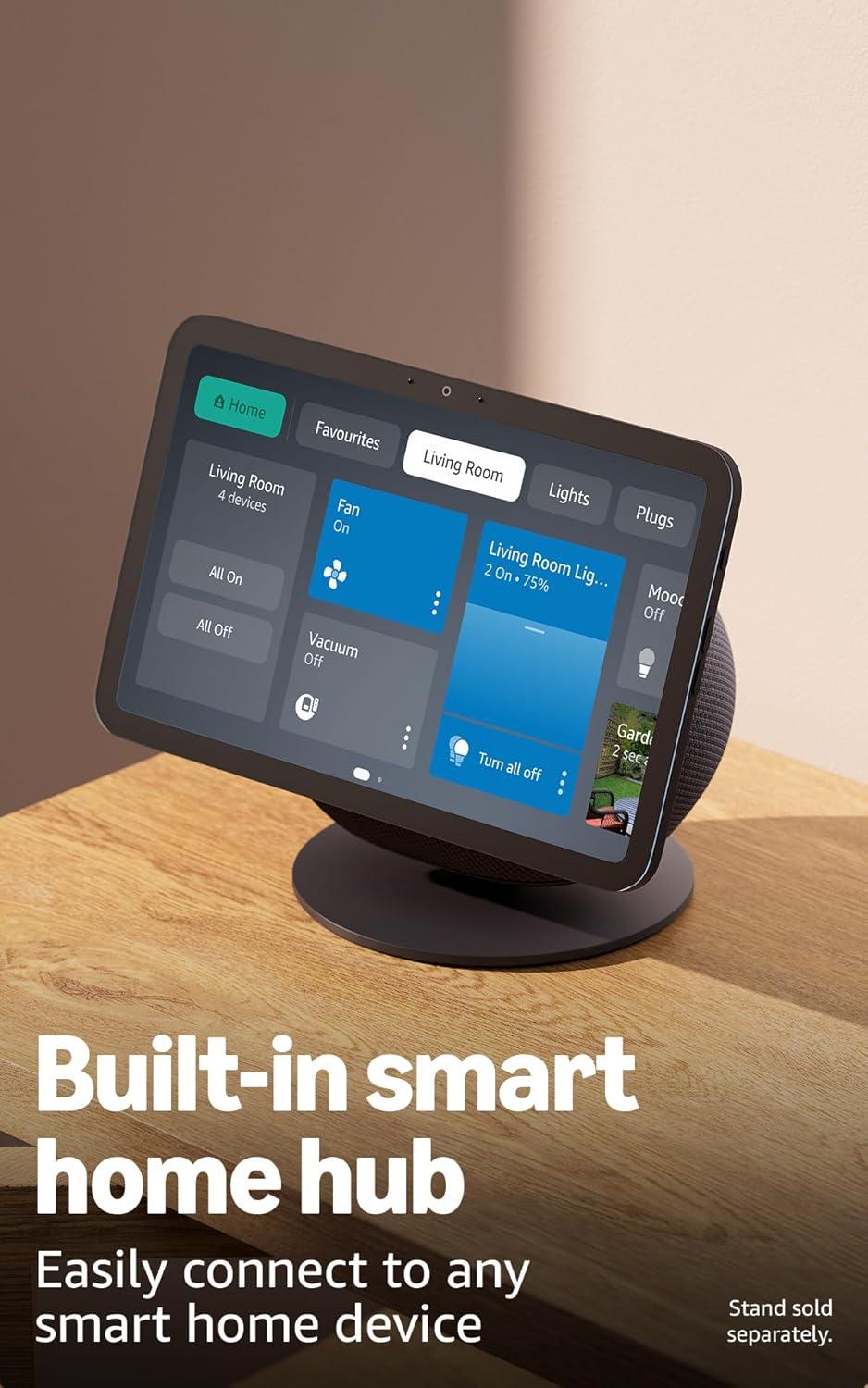 Смарт дисплей Amazon Echo Show 8 (Gen 4), 8'', 3D-audio, бял 3