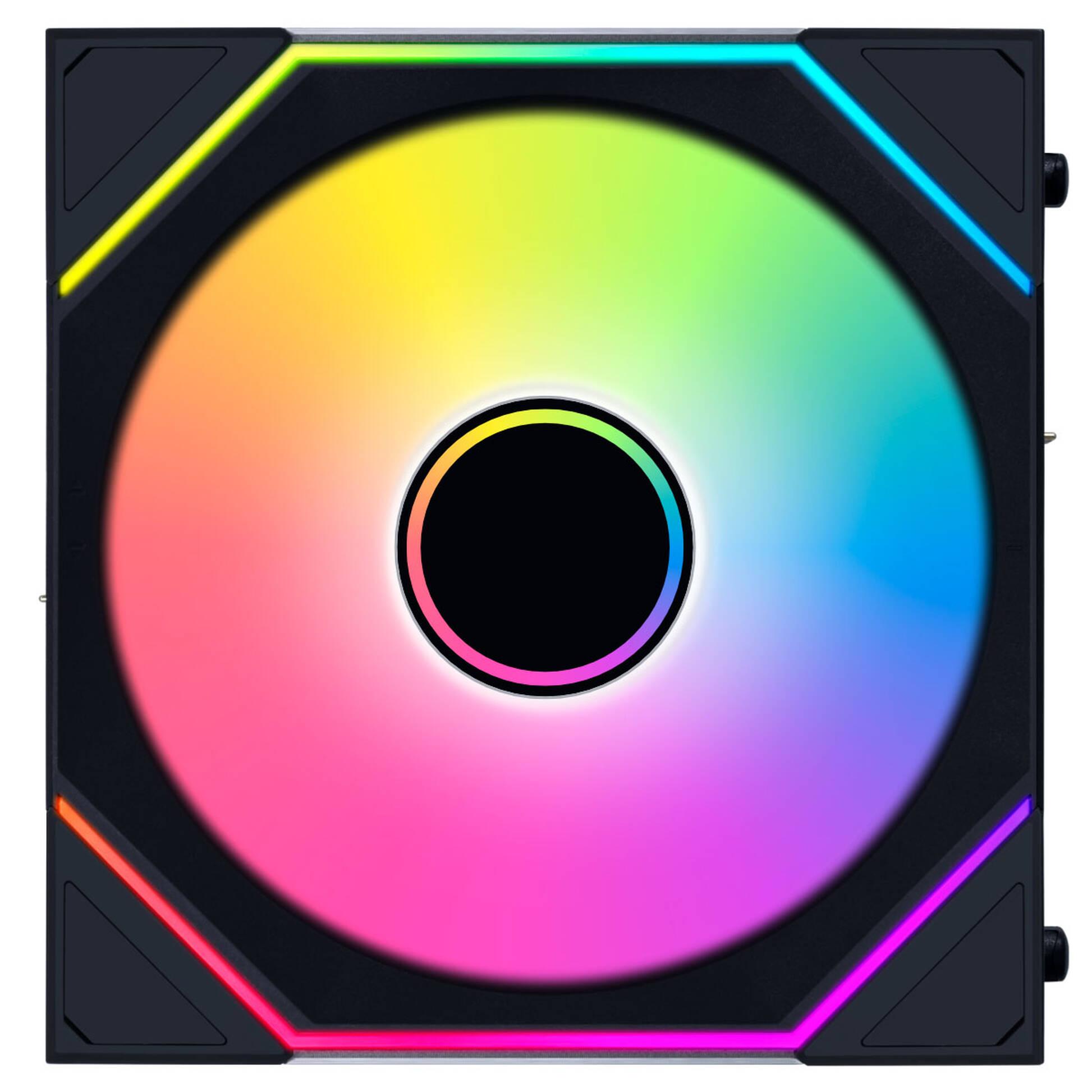 Вентилатор Lian Li UNI FAN SL-INF Wireless ARGB PWM - Reverse Blade, 120 mm Черен 3