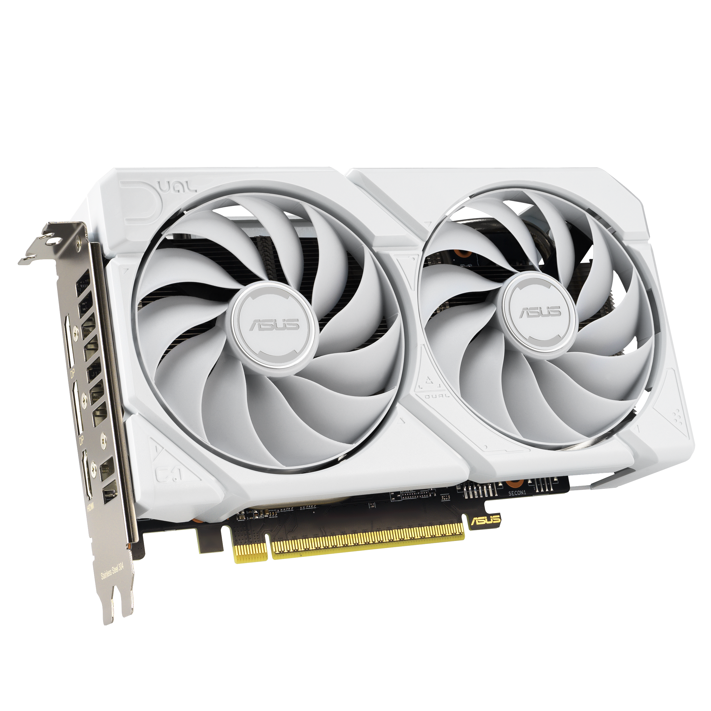 Видео карта ASUS DUAL RADEON RX 9060 XT 16GB GDDR6 White Edition 2