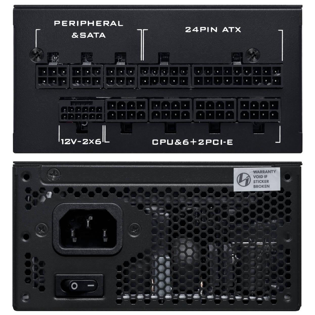 Захранващ блок Lian Li SP850 Black 850W 80+ Platinum PCIe 5.1, ATX 3.1 4
