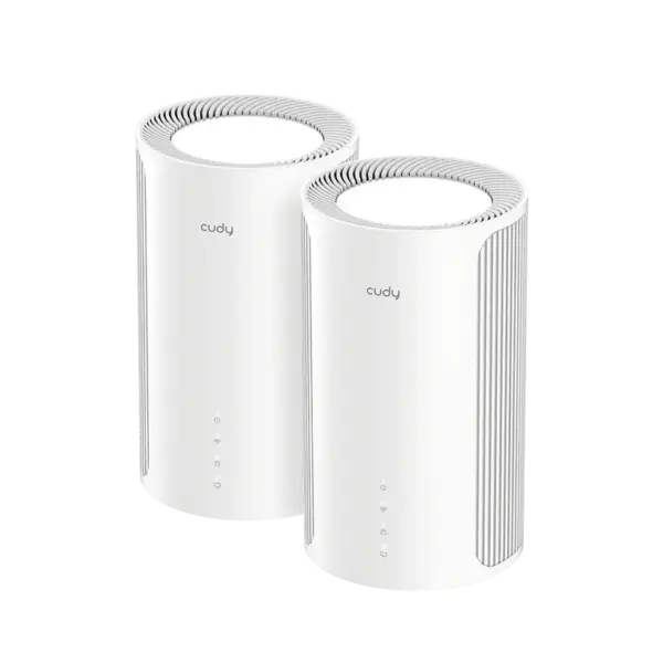 Безжична MESH система Cudy M11000 BE11000 Tri-Band 2.4/5/6Ghz 688 - 5765 Mbps - 2 Броя 1