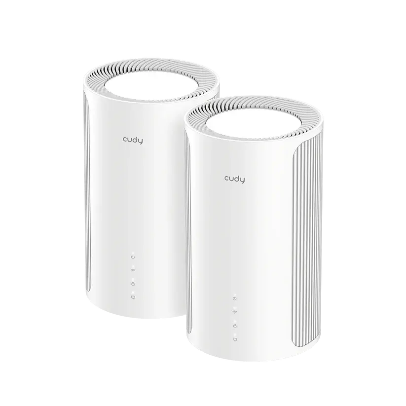 Безжична MESH система Cudy M11000 BE11000 Tri-Band 2.4/5/6Ghz 688 - 5765 Mbps - 2 Броя 1
