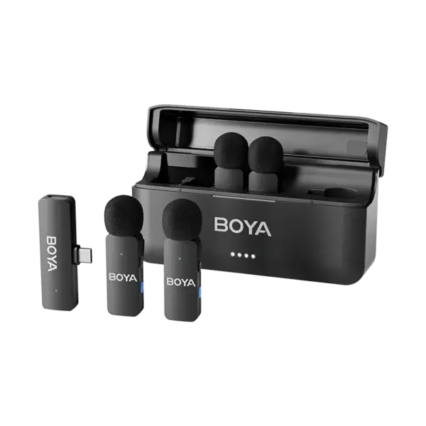 Безжична микрофонна система BOYA BY-V4U - USB-C 1