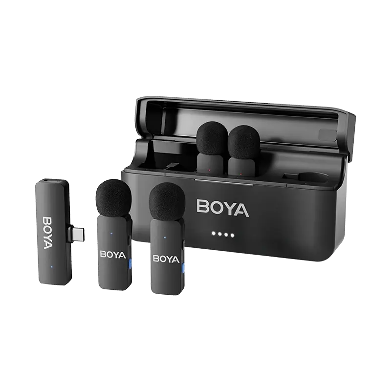 Безжична микрофонна система BOYA BY-V4U - USB-C 1