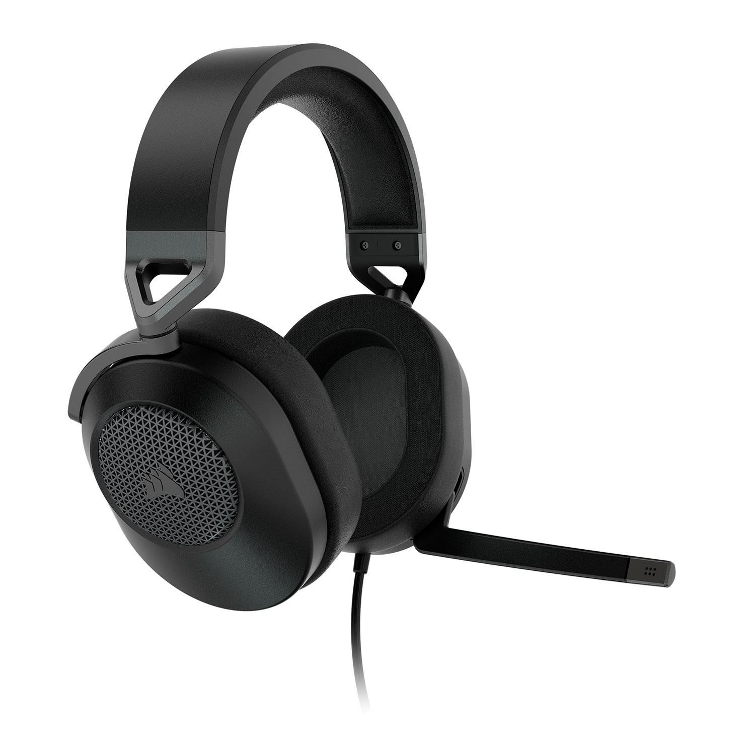 Геймърски слушалки с микрофон Corsair HS65 Carbon - Black 2