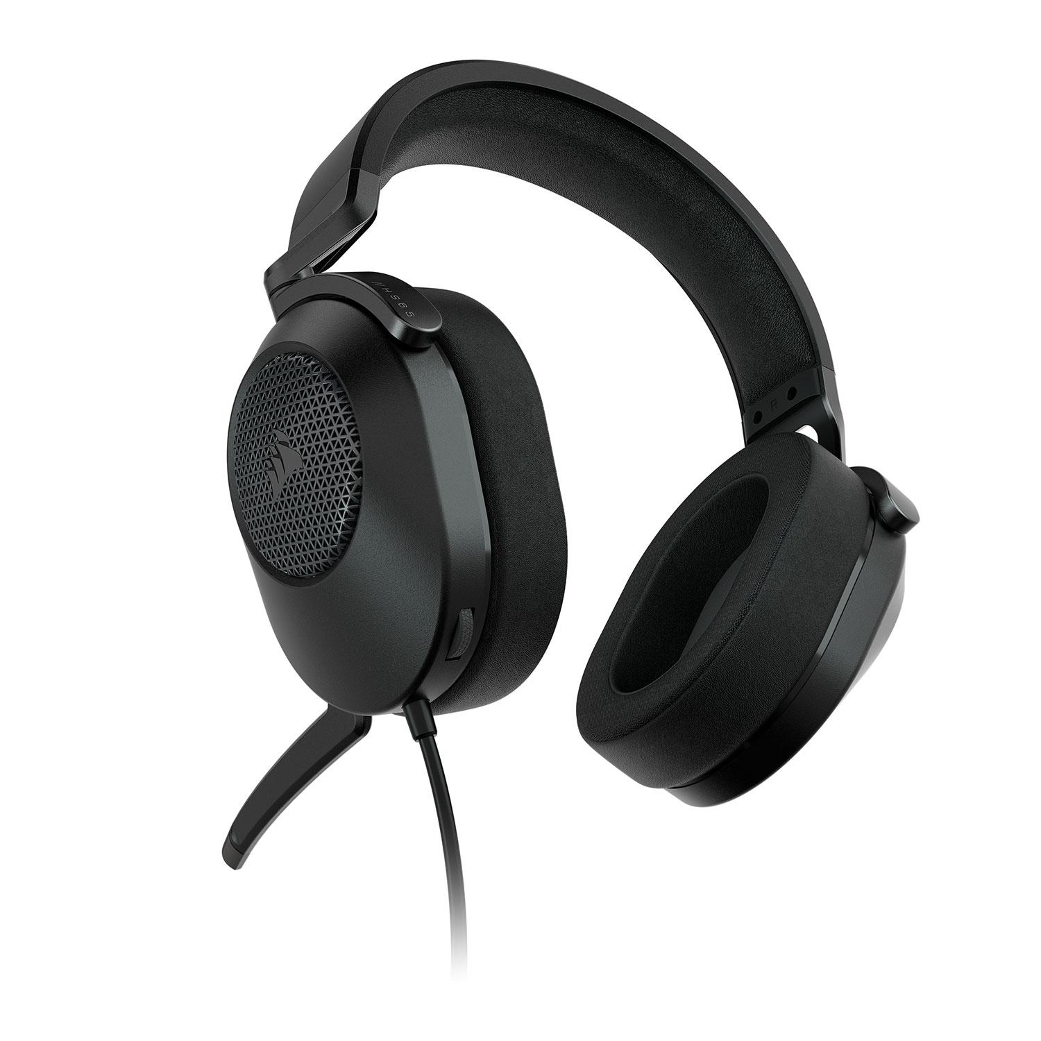 Геймърски слушалки с микрофон Corsair HS65 Carbon - Black 3