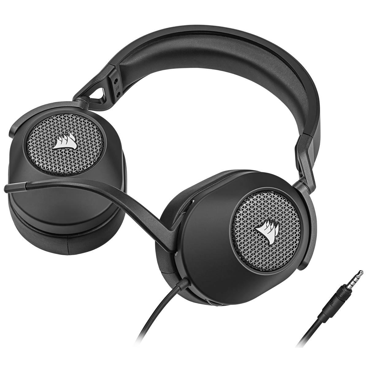 Геймърски слушалки с микрофон Corsair HS65 Carbon - Black 5