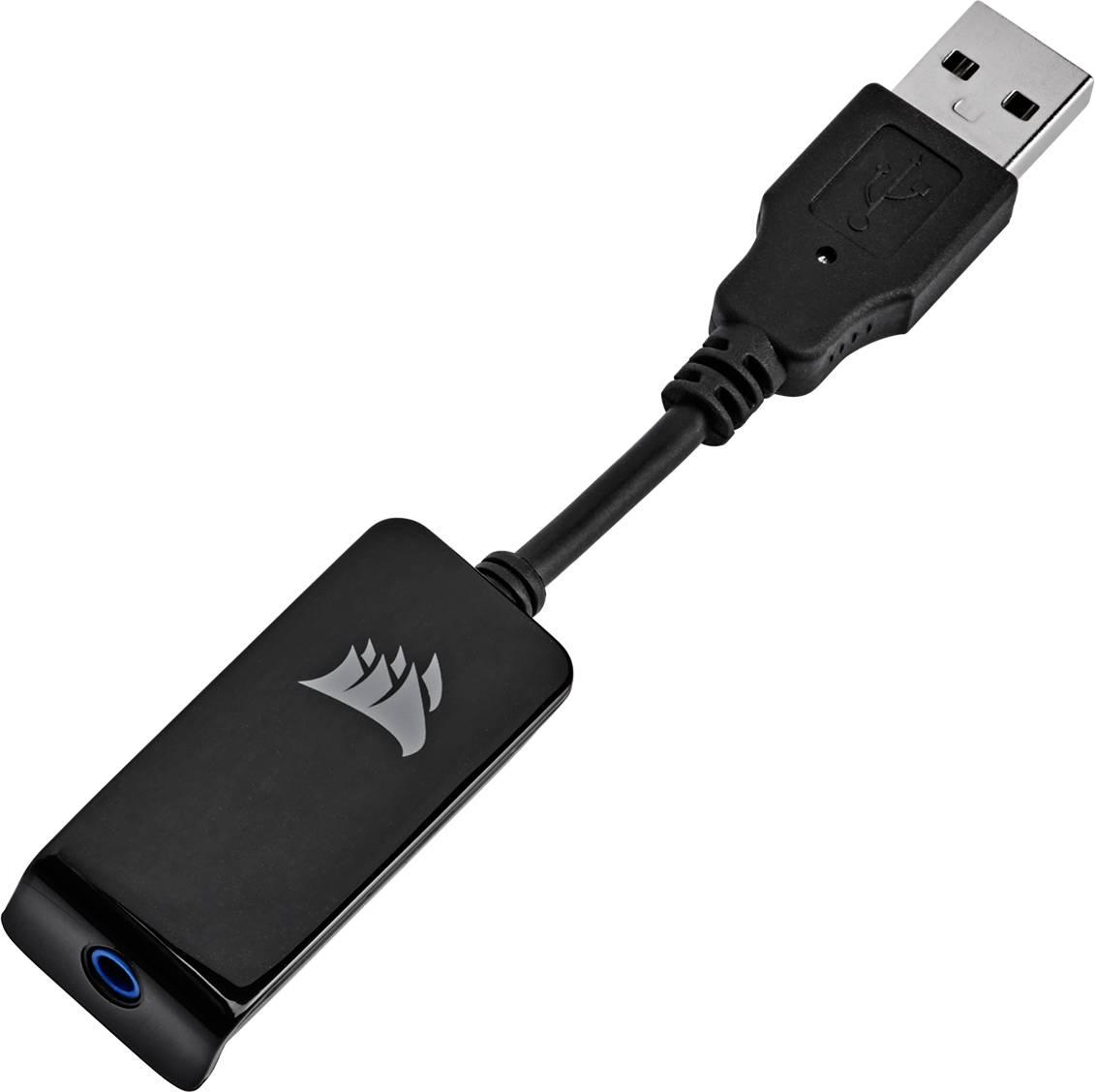 Геймърски слушалки с микрофон Corsair HS65 Carbon - Black 6