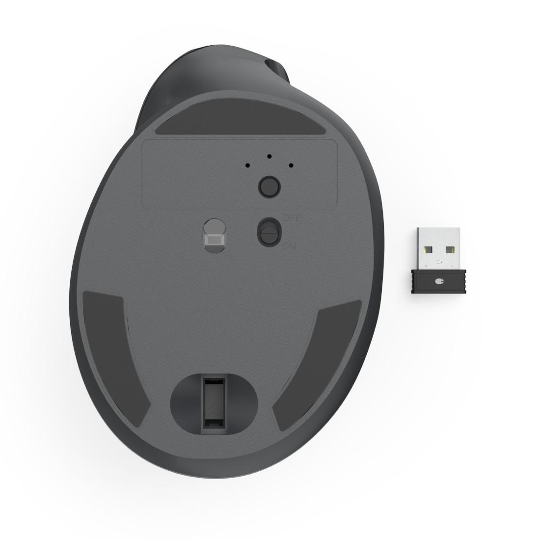 HAMA Безжична ергономична мишка „EWM-500R“, оптична, 7 бутона, черна 13