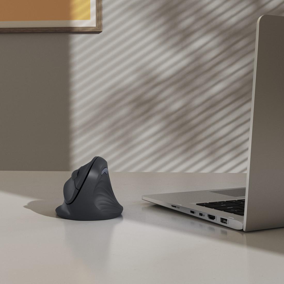 HAMA Безжична ергономична мишка „EWM-500R“, оптична, 7 бутона, черна 6