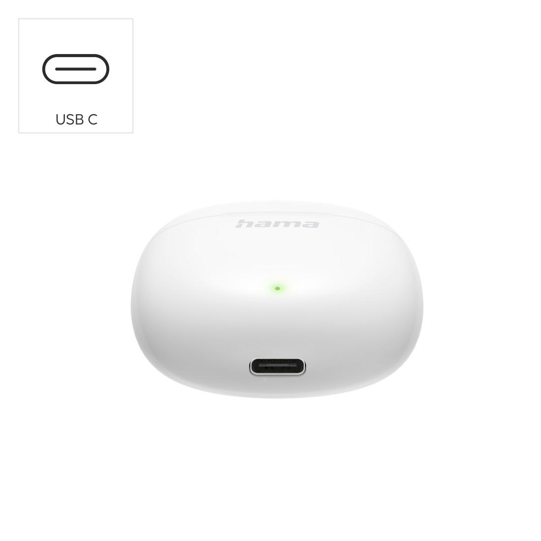 Hama Блутут слушалки "Action One", TWS, Earbuds, бял 11